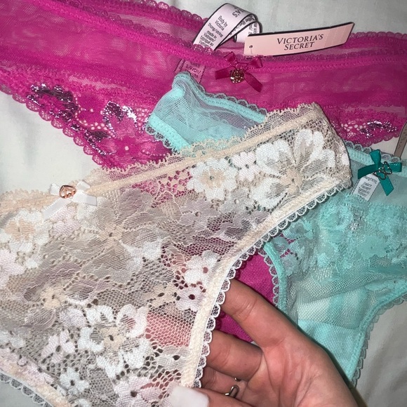 Lot de 3 culottes Victoria’s Secret NEUVES avec étiquettes - Picture 4 of 7